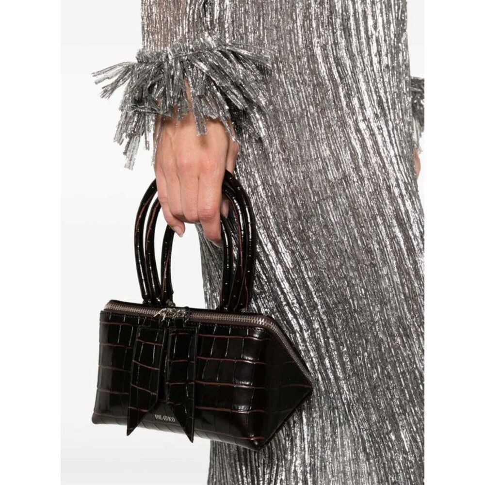 The Attico Women The Attico Women Mini Friday Bag With Crocodile Effect - Picture 5 of 5